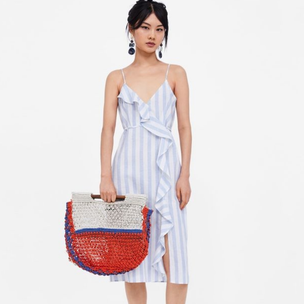 ZARA - Striped Summer Dress